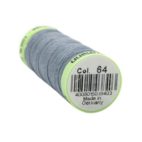 Нитки отделочные Gutermann Top Stitch 30 (30 метров), 5 кат. | 064 серый джинс