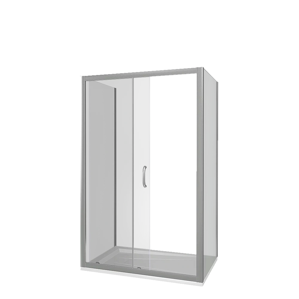 Душевой уголок Good Door Infinity WTW+SP+SP 140х70 стекло прозрачное/профиль хром