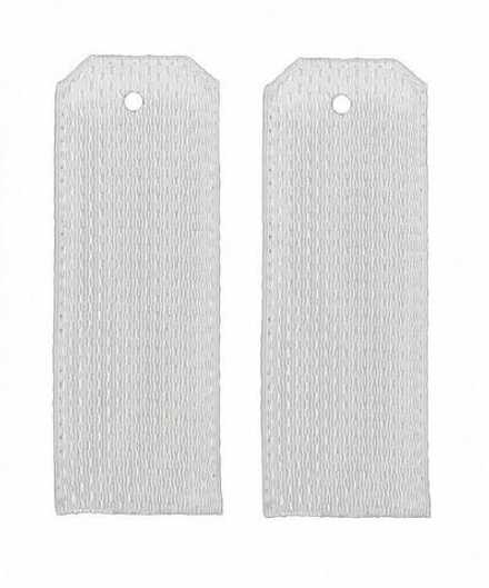 Погоны белые чистые без канта (Полиция )