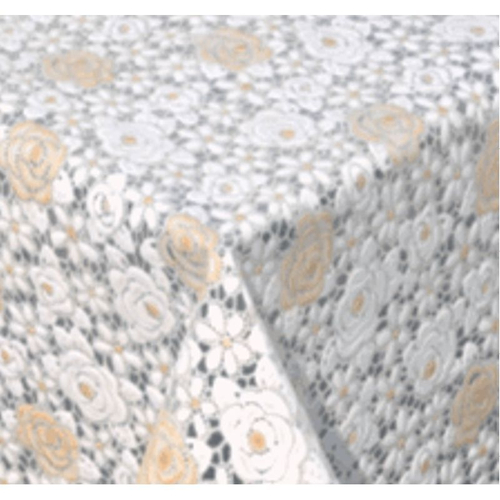 Клеенка столовая Лейс Deluxe 051С-GLT (ажурная)