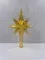 Елочная макушка Звезда Востока 25 см., пластик, золото, Christmas DeLuxe (89604)