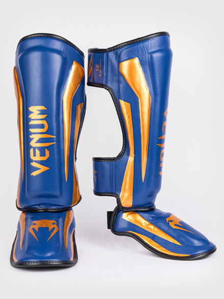 Щитки Venum Elite Blue/Black/Copper