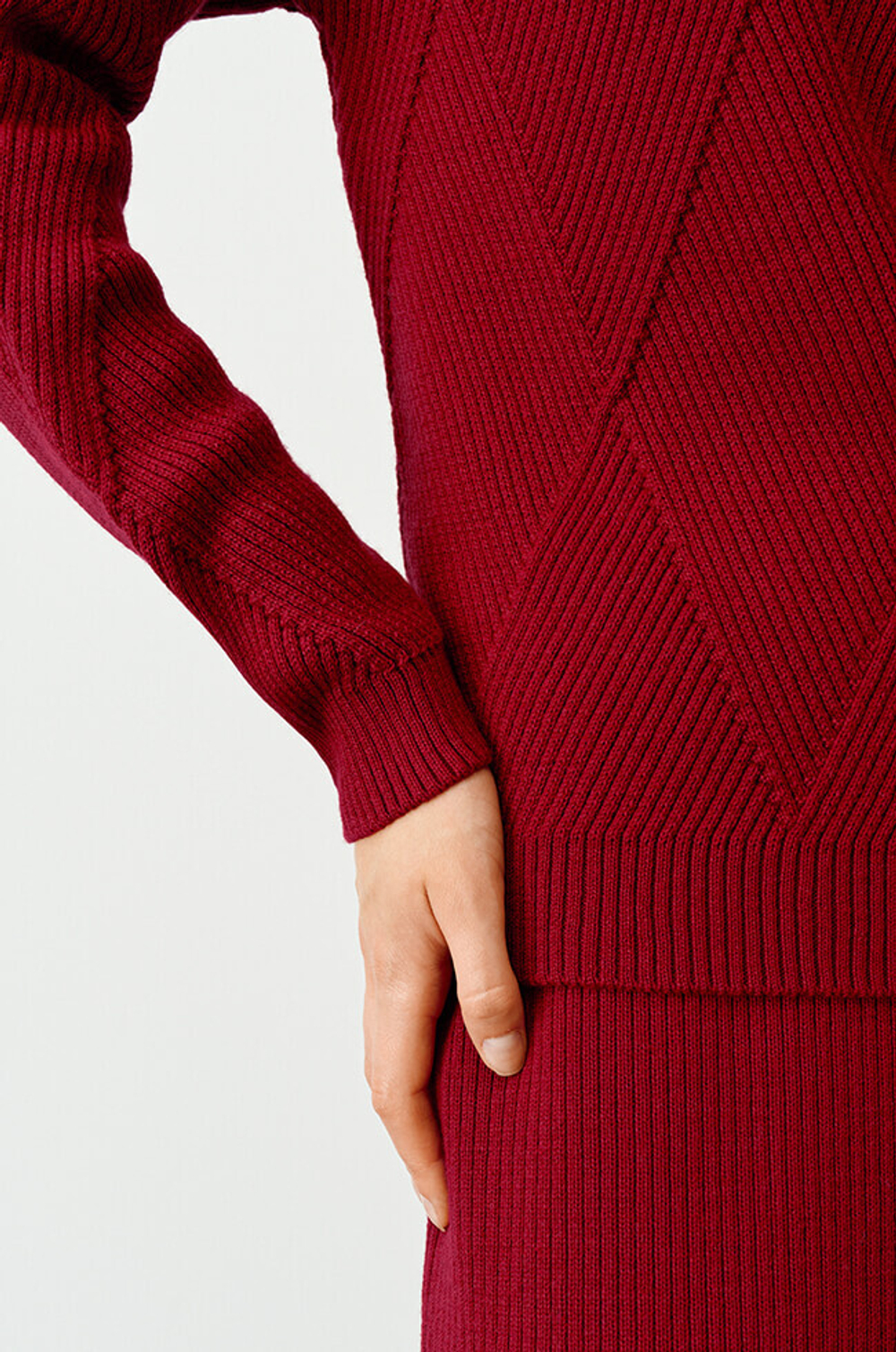 22740 Джемпер женский (бордовый)