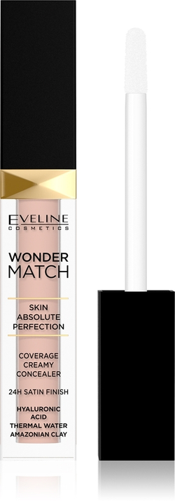 Eveline Cosmetics Wonder Match - Кремовый консилер 24 часа., 7 ml