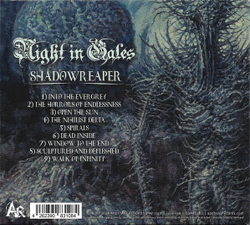 NIGHT IN GALES - Shadowreaper DIGIPAK, музыкальный компакт диск, meldic death metal