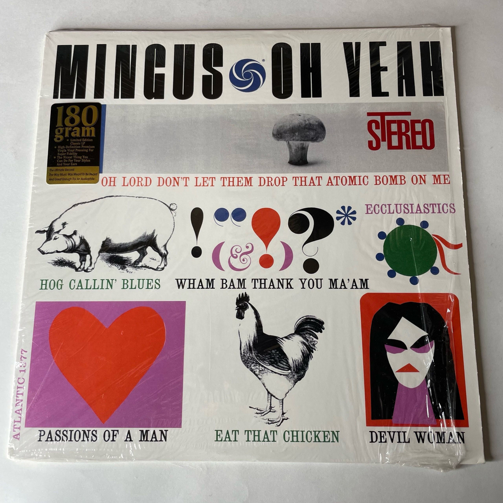 Винтажная виниловая пластинка LP Charles Mingus Oh Yeah (США 2001)