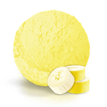 Мороженое сливочное с Банановым пюре и ароматом банана 1кг. кювет Морозпродукт