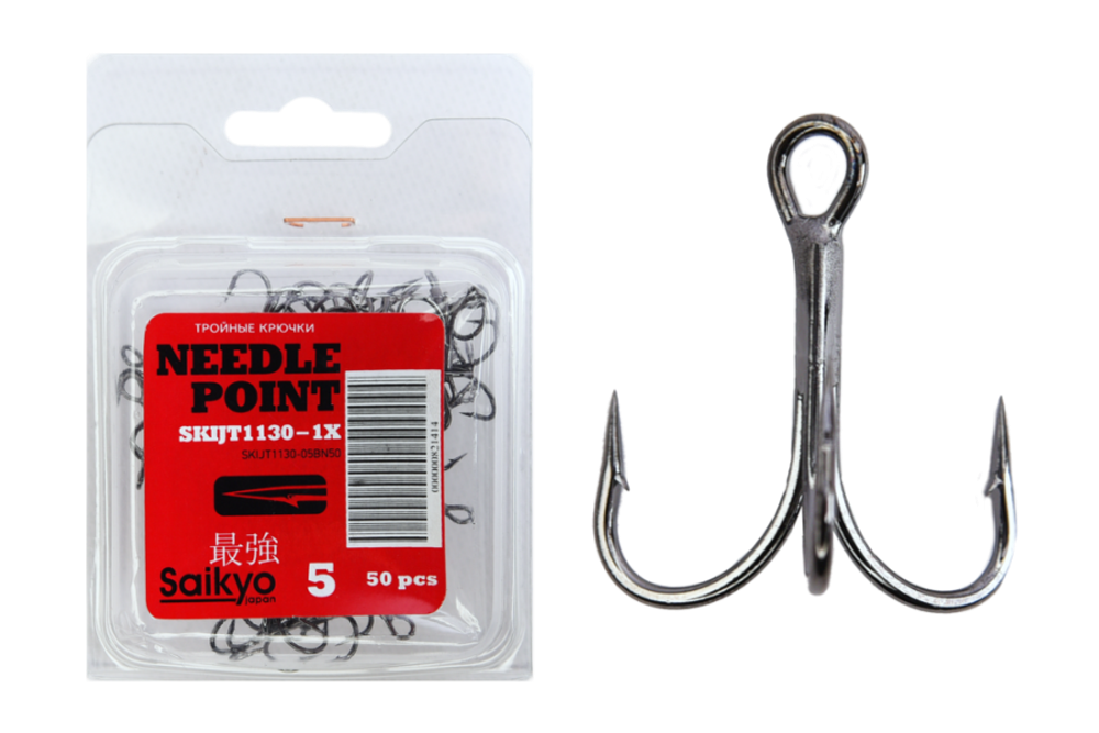 Крючки Saikyo тройн.1130 BN №05 (50шт)