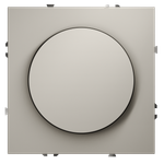 Светорегулятор встраиваемый VOLTUM S70 поворотно-нажимной 600 Вт, (кашемир)