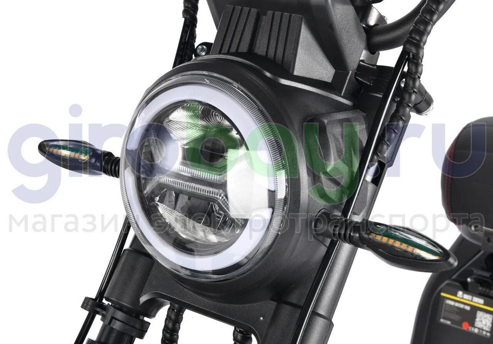 Электроскутер CityCoco WHITE SIBERIA PRO 2500w (Черный) фото 14 фото №19