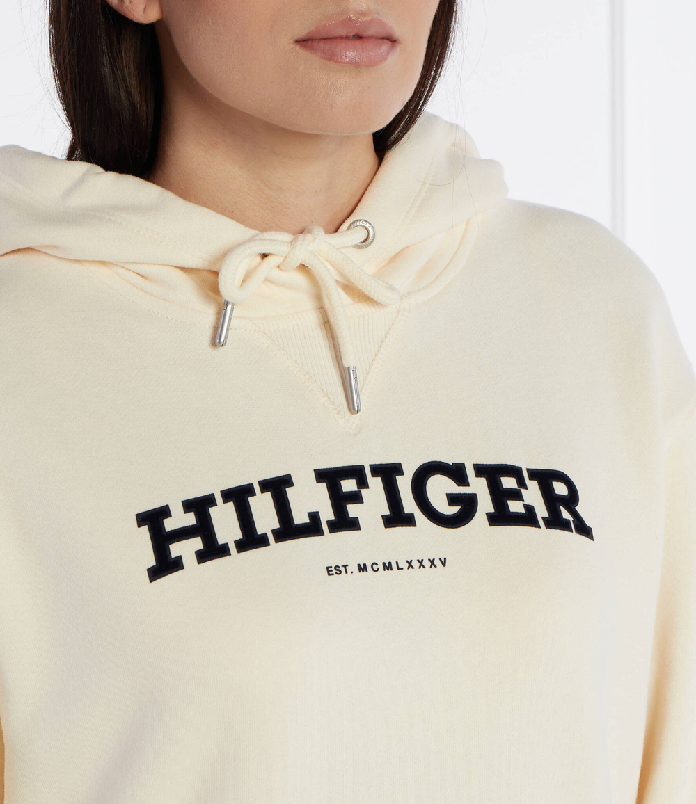 Худи REG MONOTYPE FLOCK Tommy Hilfiger - кремовый(WW0WW41236)