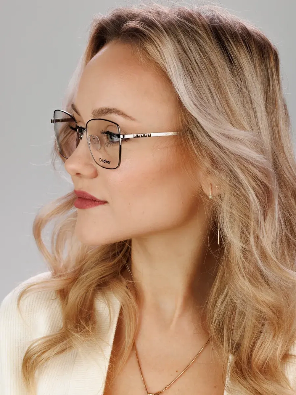 Оправа для очков для зрения металлическая брендовая