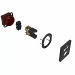 Смеситель для душа Vincea VSCV-321T-MMB черный