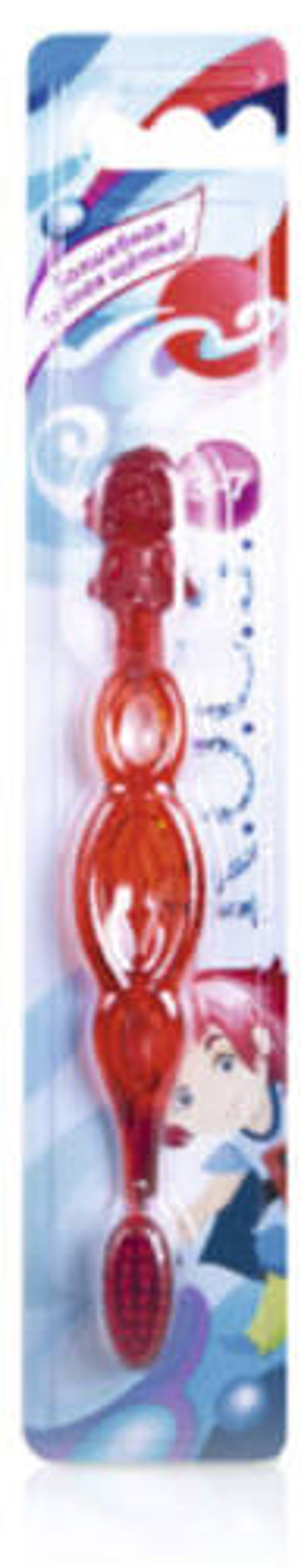 РОКС з\щетка Kids для ДЕВ от 3-7 КРАСН 0500