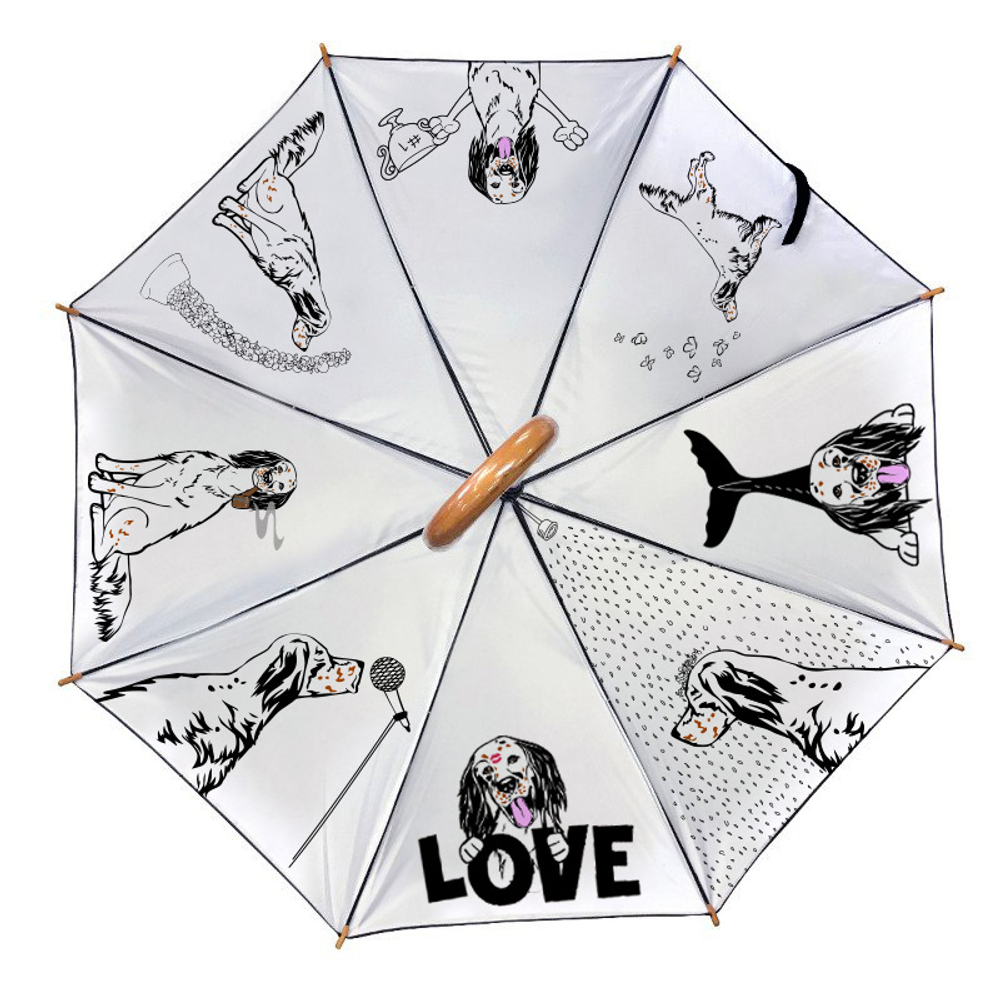 Зонт "Веселые сеттеры"