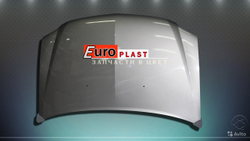 Капот серебристый на Renault Logan 2004-2009