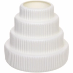 Ваза из пластика «Marlen-Пирамида» 0,5л 16*15*8,2см цвет белый