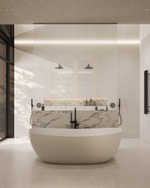 Ванна из искусственного камня ABBER Stein AS9615-1.6 белая матовая