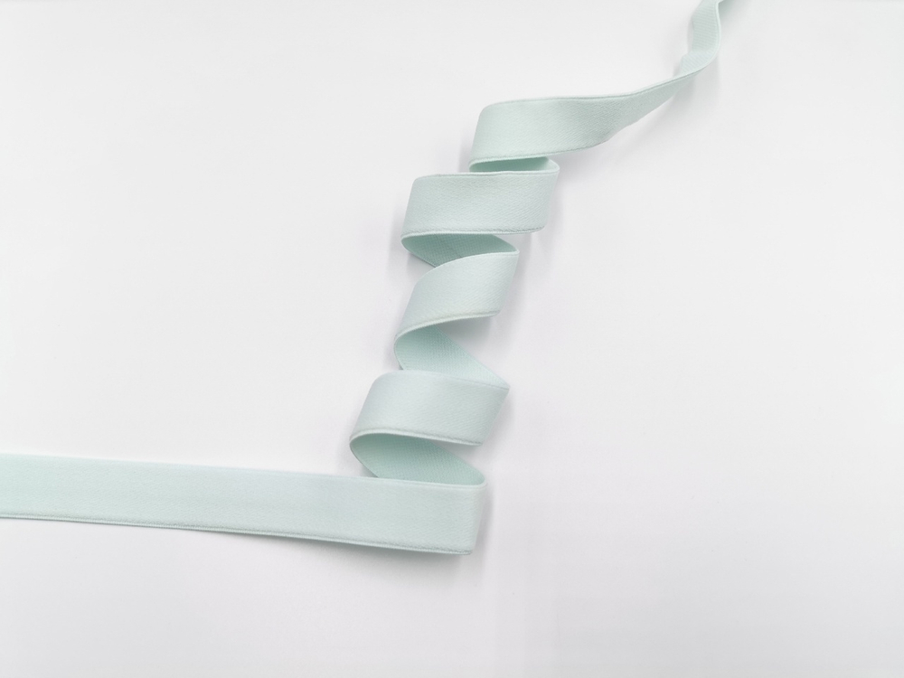 Бретелечная резинка, Турция, мята, 20 мм, с фестоном, (Арт: BR640/20-031), м