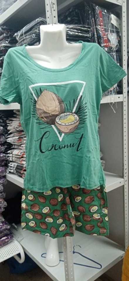 [m]Пижама женская футболка+шорты ФШ0005