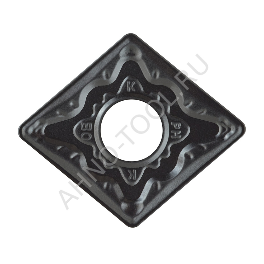 Пластина твердосплавная ISO CNMG120408-PMA ACP10E AHNO по стали, чистовая