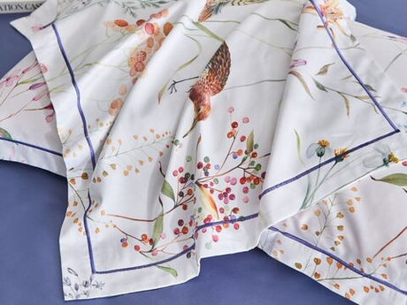 Постельное белье с одеялом 1.5 спальное Asabella Premium 2053-OSPS