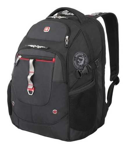 Рюкзак Wenger 15", чёрный/красный, 34x22x46 см, 34 л