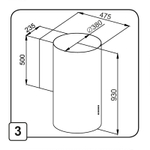 Кухонная вытяжка MAUNFELD Lee Side C 39 нержавеющая сталь