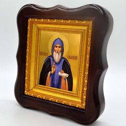 Феодор Ростиславич Черный, Смоленский, Ярославский благоверный князь. Икона на холсте.