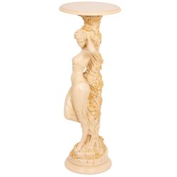 Подставка декоративная Девушка с кувшином Айвори