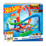 Hot Wheels HTK16 Испытание гиперпетли, игровой набор с петлёй для трюков, машинки Hot Wheels, оригинал Mattel