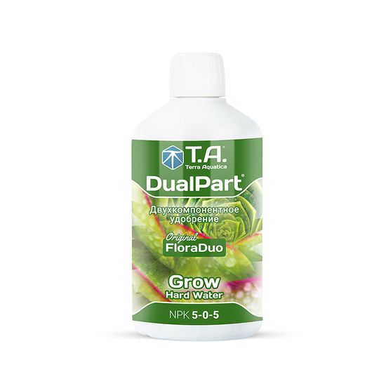 Минеральное удобрение Terra Aquatica DualPart Grow HW 0,5 л (для жесткой воды)