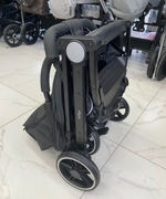 Коляска прогул. TRIP (2кол.(14см)2кол.(19см), съемн.бамп.) (Indigo) (черный)