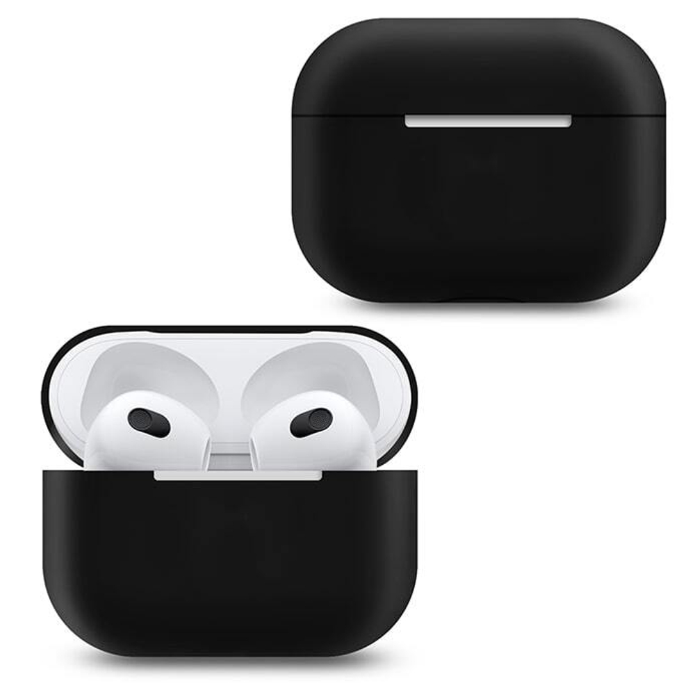 Чехол для Apods 3 Silicone Black PL