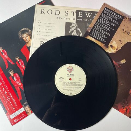 Винтажная виниловая пластинка LP Rod Stewart Body Wishes (Japan 1983) (Obi) Sweet Surrender