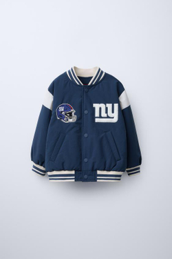 ZARA БОМБЕР NY GIANTS ©NFL, СИНИЙ/БЕЛЫЙ