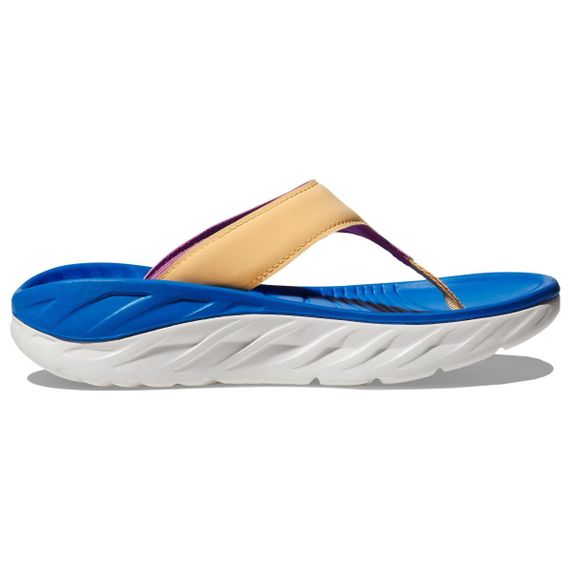 Hoka One One ORA Recovery Flip 'Blue Yellow'