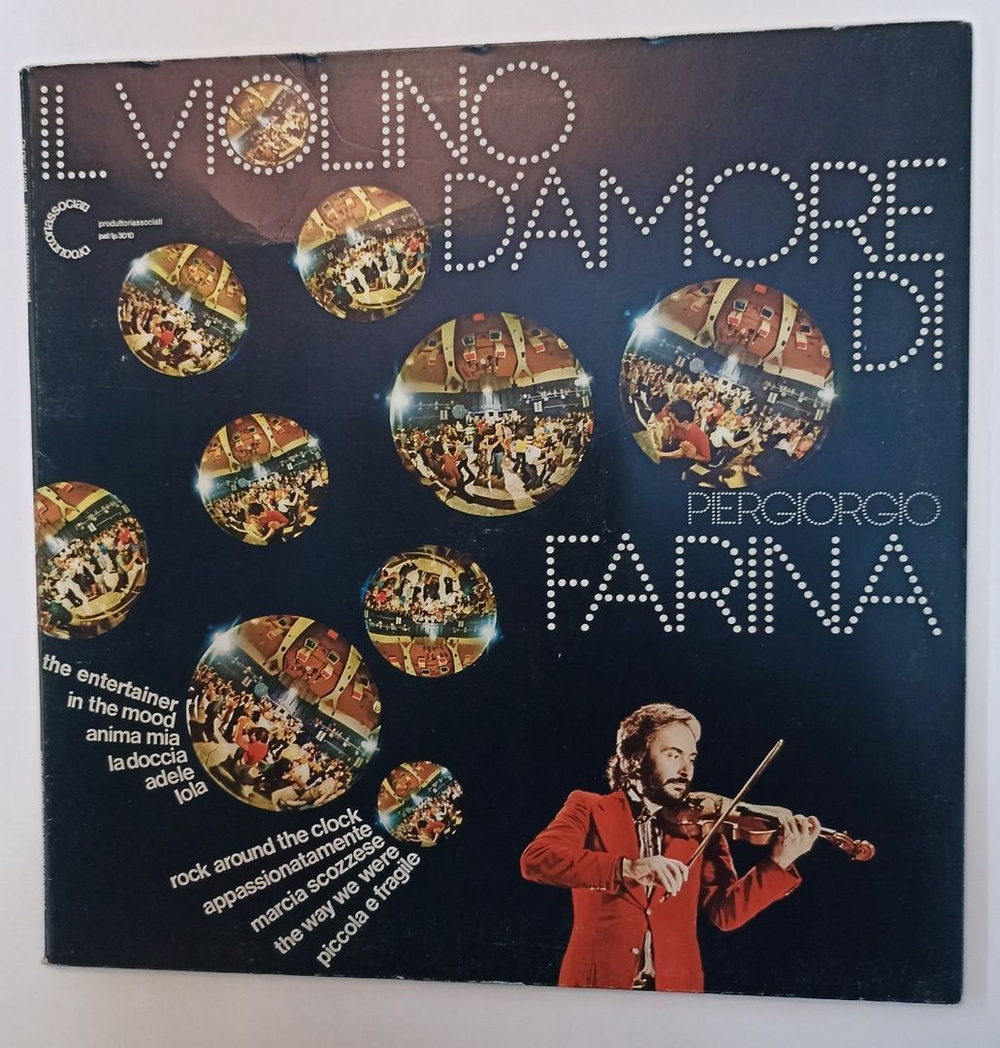 Винтажная виниловая пластинка LP Violino DAmore Di Piergiorgio Farina (Italy 1974)