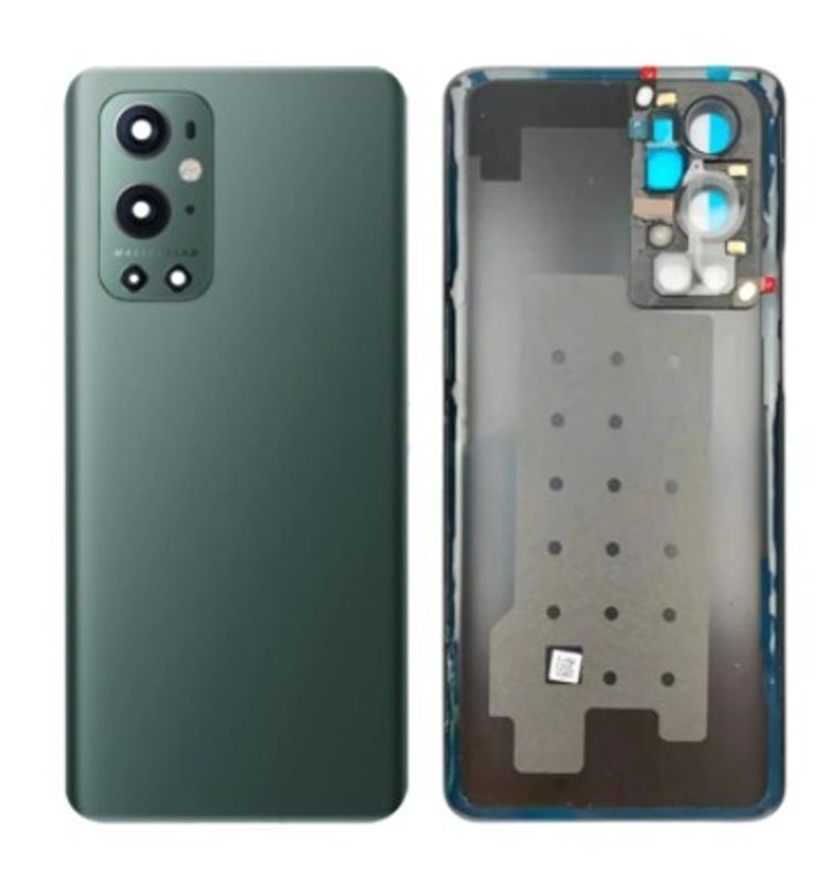 Задняя крышка для OnePlus 9 Pro зелёная (Pine green) глянцевая, со стеклом камеры
