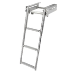 Трап телескопический выдвижной с фиксирующим механизмом, 3 серых ступени (ширина 291 мм.) (10269543)