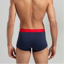 Мужские трусы хипсы (белый, синий, черный) набор 3 в 1 Bikkembergs FASHION BICOLOR BKK1UTR04TR