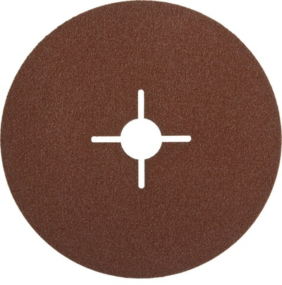 Круг шлифовальный ЗУБР ″ПРОФИ″ фибровый, для УШМ, P80, 180х22мм, 5 листов