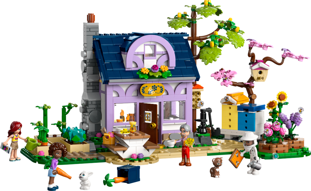 Конструктор LEGO Friends 42669 Дом пчеловода и цветочный сад