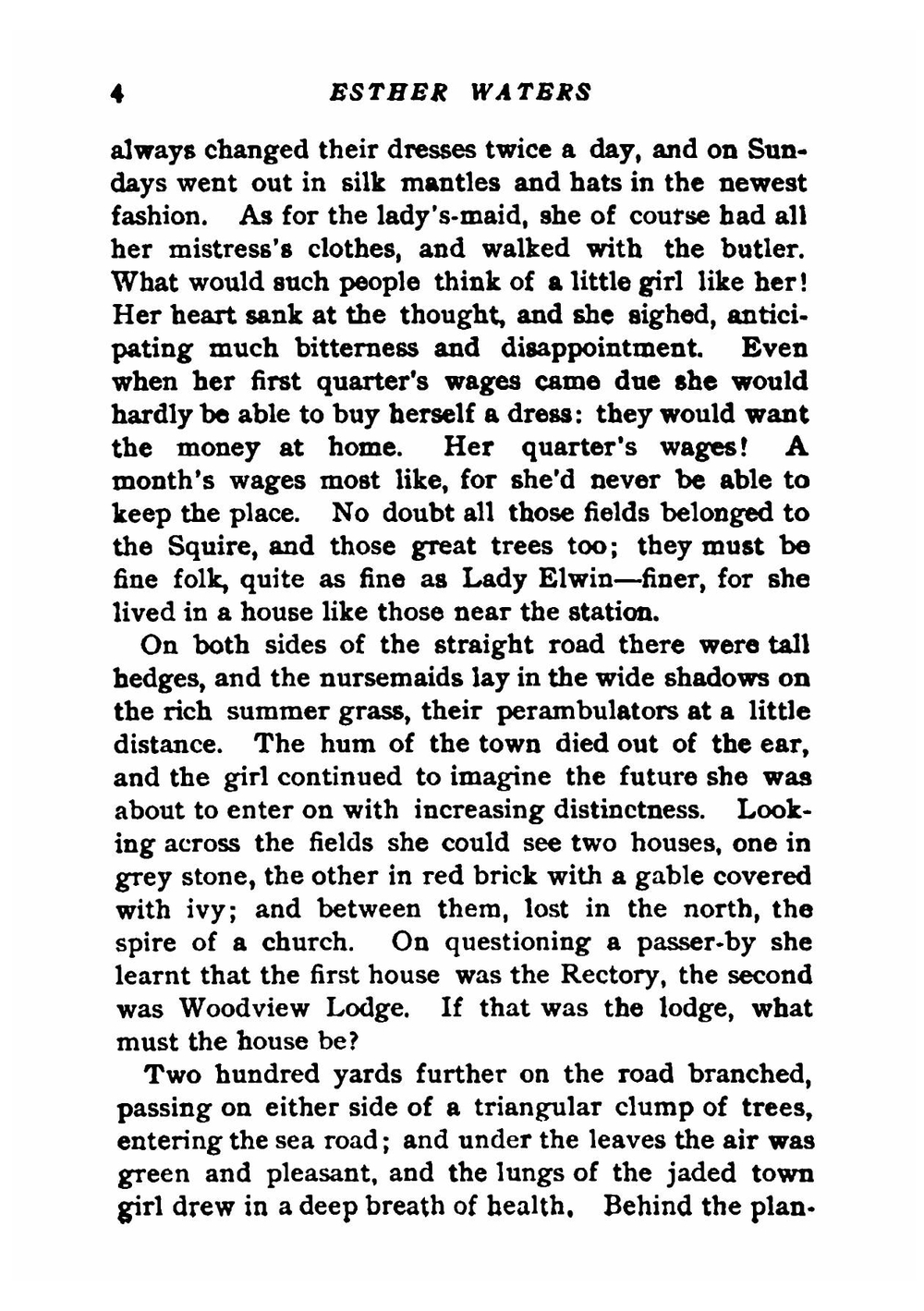 Esther Waters: A Novel | Moore George