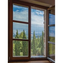 GBN002 GREEN APPLE Москитная сетка для окон 110*130см (сетка + крепежная лента) | GREEN APPLE