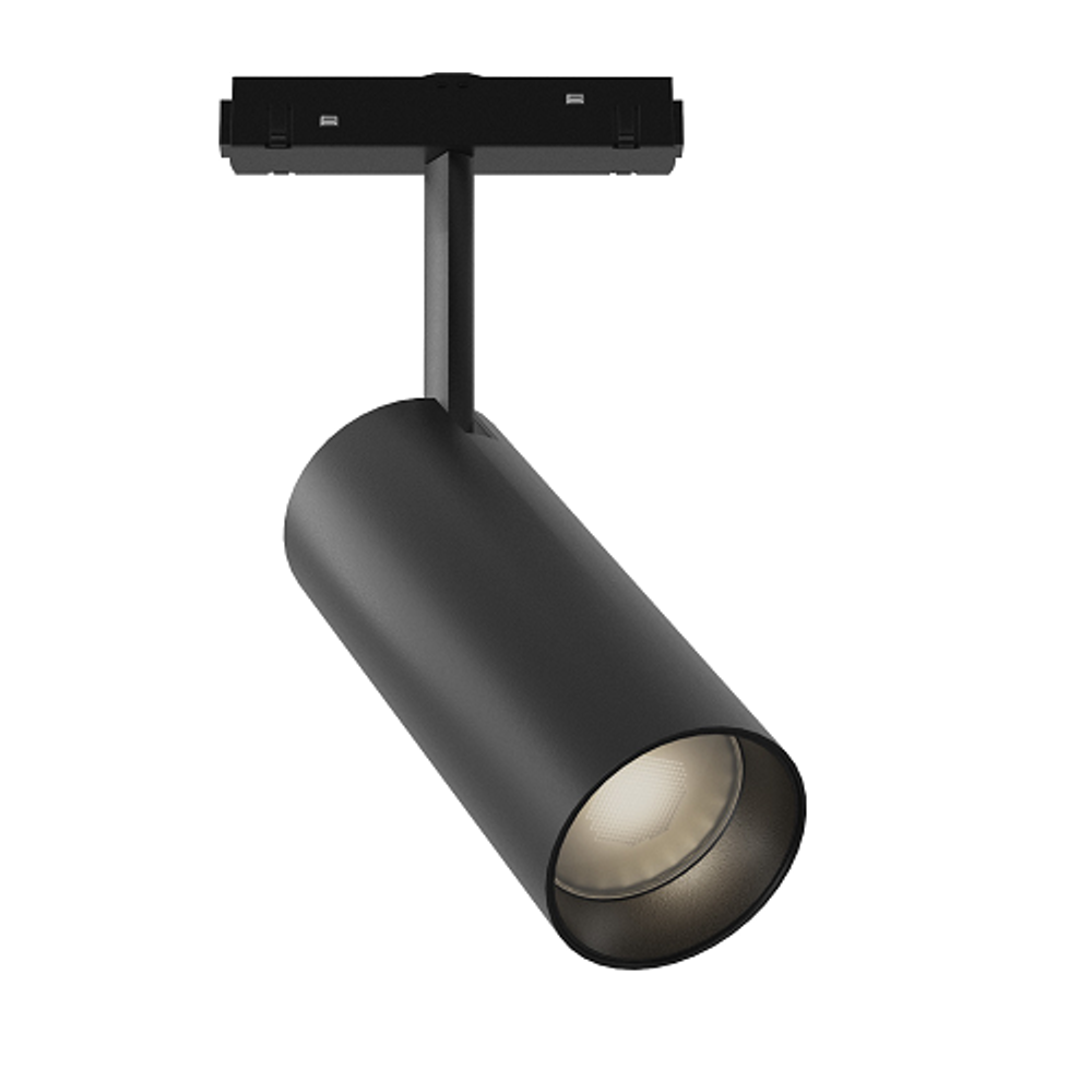 Магнитный трековый светильник ЭРА TRM20-6-7W4K BK светодиодный 7Вт 4000К черный для системы NOVA | Магнитные трековые светильники