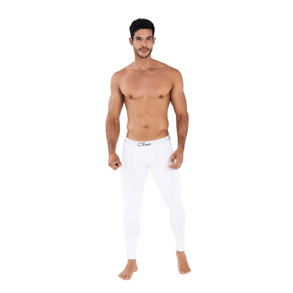 Мужские кальсоны белые Clever COSMOS LONG PANT 042201