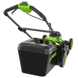 Аккумуляторная газонокосилка Greenworks GD40LM411K4 (1 x 4 Ач, Быстрое ЗУ) 2521007U4F