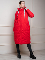 Пальто женское "Кэнди" красный