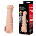 Насадка Cock Sleeve с крупной головкой телесная TPE KOKOS CS-011-M